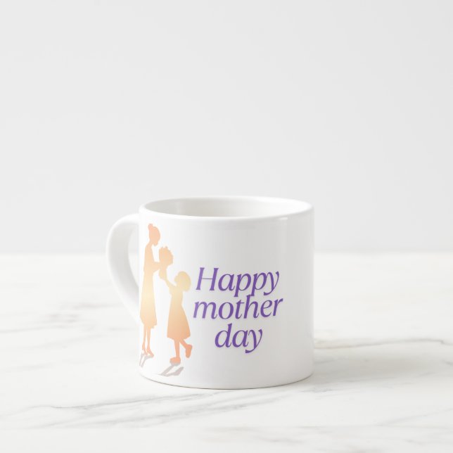 Happy Mother's Day coffemug Espresso Cup (Front Left)