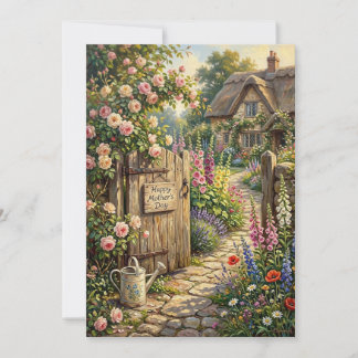 Happy Mother's Day Cottage Garden Card 