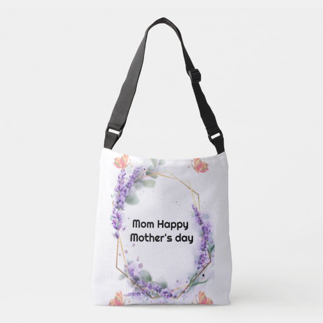 happy mothers day crossbody bag (Front)
