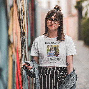 Happy Mother's Day Custom Photo T-Shirt