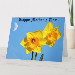 Happy Mother's Day Daffodils Gold Medal flowers  Card