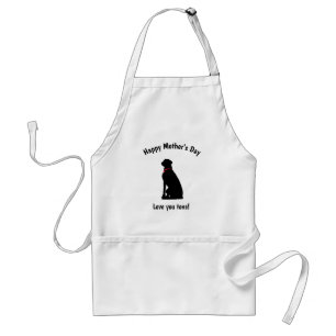 Happy-Mothers-Day, Dog, Love Standard Apron