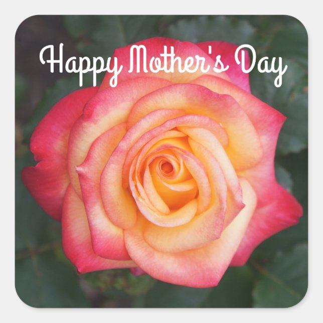 Happy Mother's Day Dream Come True Rose#1 Stickers (Front)