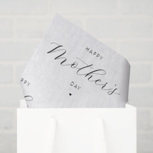 Happy Mother's Day Elegant Script Typography Tissue Paper
