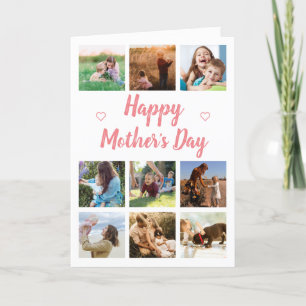 Happy Mother's Day Family Photo Collage Card