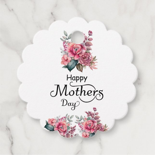 Happy Mothers Day Favour Tags (Front)