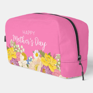 Happy Mother's Day Floral Blooms  Dopp Kit