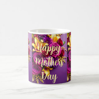Happy Mother's Day Floral Bouquet  Coffee Mug
