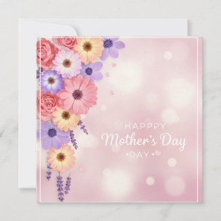 Happy Mother's Day Floral Greeting Card