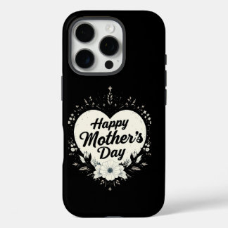Happy Mother's Day Floral Heart Phone Case