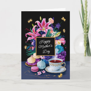 Happy Mother's Day Flowers & Sweets Customizable Card
