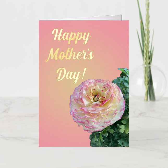 Happy Mother's Day! Foil Greeting Card (Front)