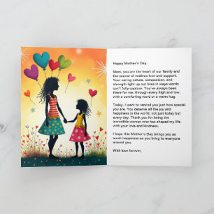 Happy Mother's Day Folded Greeting Card