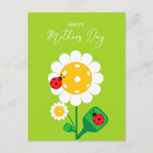 Happy Mother's Day for Pickleball Mom, cute Postcard