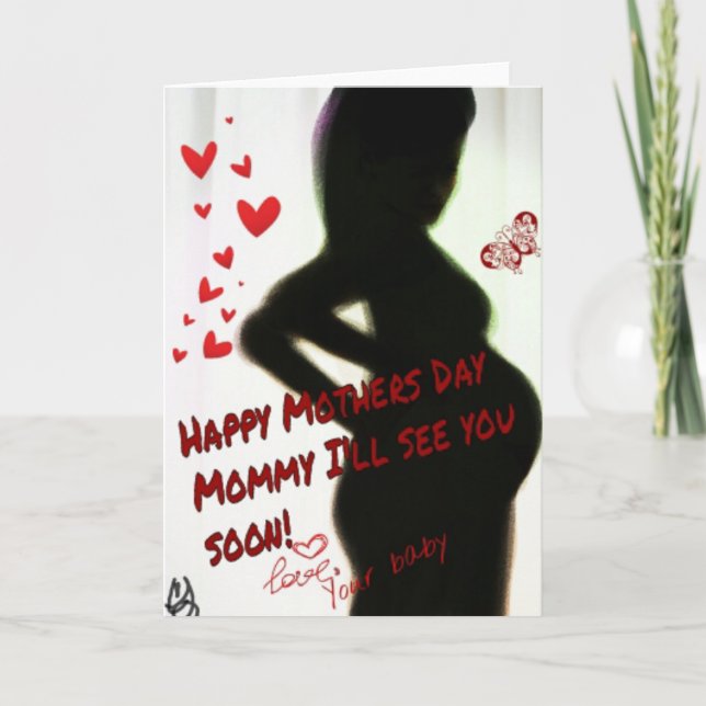 Happy Mothers day For the mother to be Card (Front)