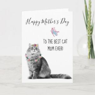 Happy Mother's Day From Cat Best Cat Mom Card