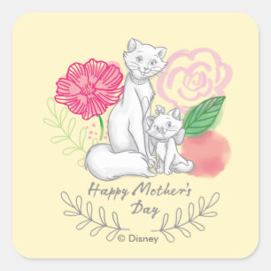 Happy Mother's Day From Duchess & Marie Square Sticker