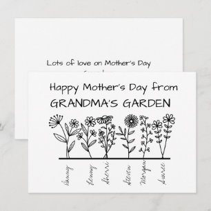 Happy Mother's Day from GRANDMA'S GARDEN Holiday Card