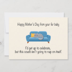 Happy Mother's Day from your fur baby Holiday Card