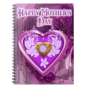 Happy Mothers Day Gift Notebook