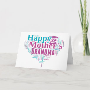 Happy Mothers Day Grandma Card