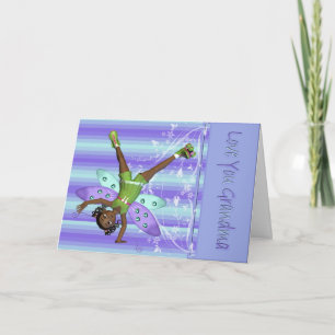 Happy Mother's Day Grandma, Little Girl Card