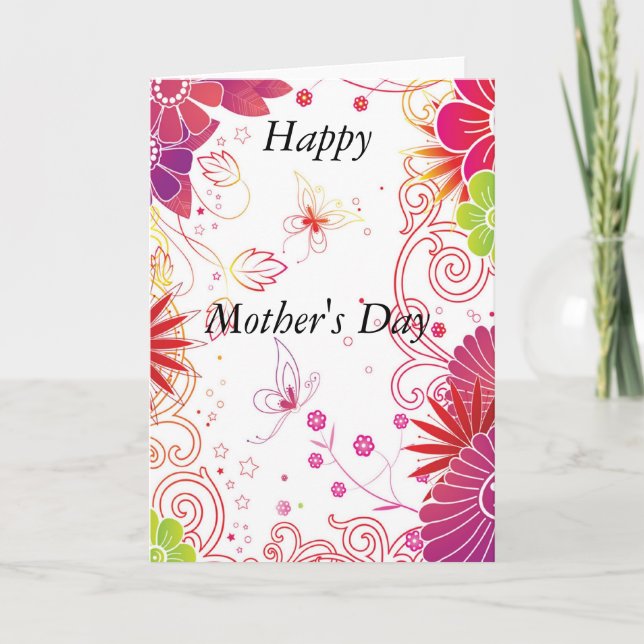 Happy Mother's Day Greeting Card (Front)