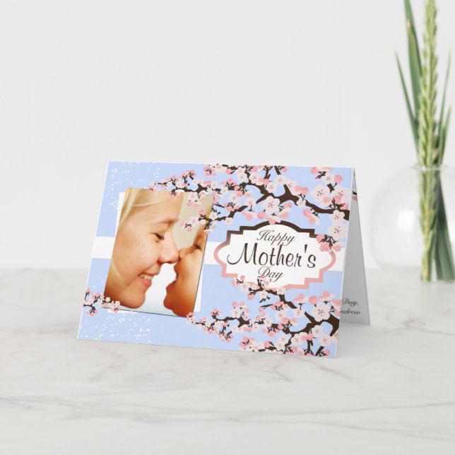 Happy Mother's Day Greeting Card with Poem (Front)