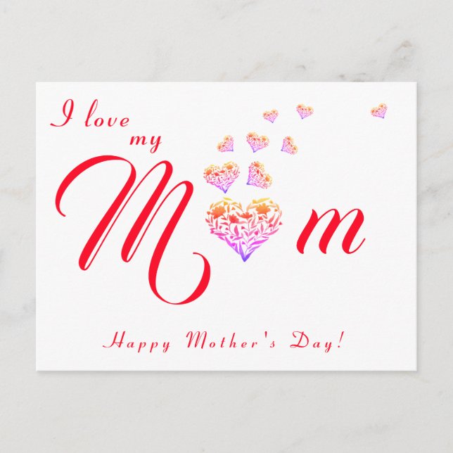 Happy Mothers Day/Happy Birthday Postcard (Front)