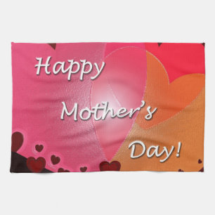 Happy Mother's Day Heart Kitchen Towel