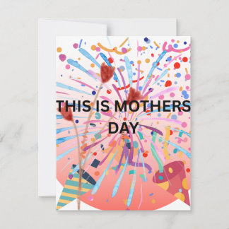 HAPPY MOTHER'S DAY HOLIDAY CARD