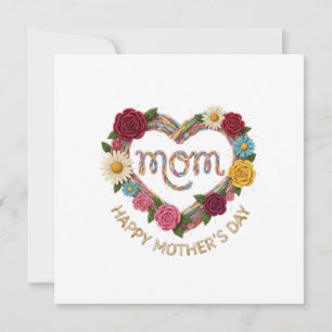 HAPPY MOTHER'S DAY HOLIDAY CARD