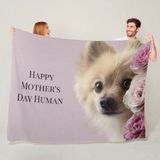 Happy Mother's Day Human Fleece Blanket