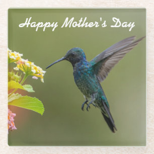 Happy Mother's Day Hummingbird Coaster