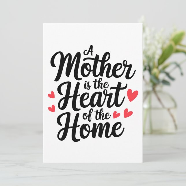 Happy Mothers Day Invitation (Standing Front)