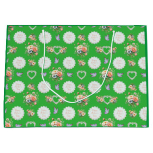 Happy Mother's Day, Irish Green! Large Gift Bag