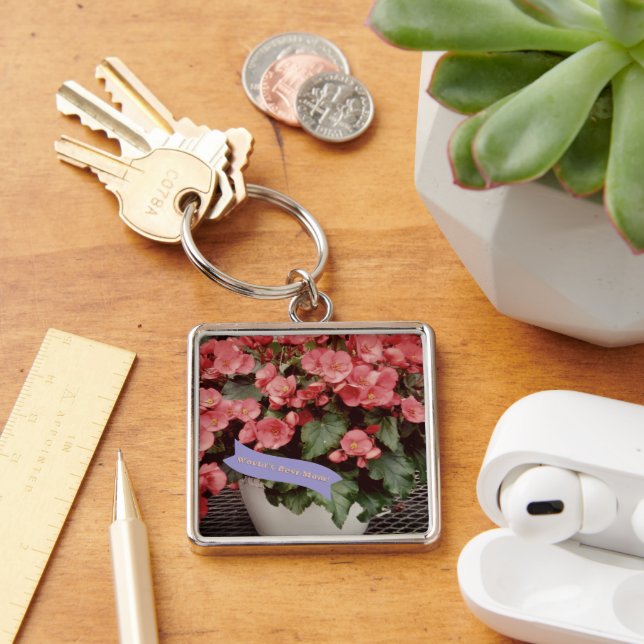 HAPPY MOTHER'S DAY KEY CHAIN /LARGE,SQUARE (Desk)