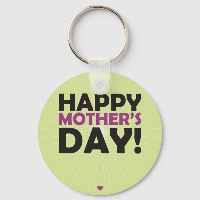 Happy Mother's Day Keychain (Front)