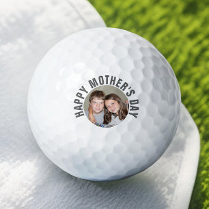 Happy Mother's Day - Kids Photo for Mom Golf Balls
