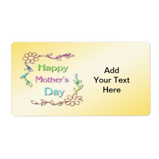 Happy Mother's Day Label