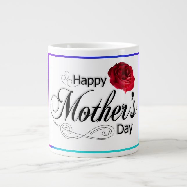 Happy Mother's Day Large Coffee Mug (Front)