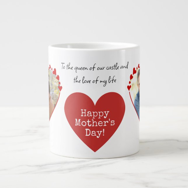 Happy Mother's Day  Large Coffee Mug (Front)
