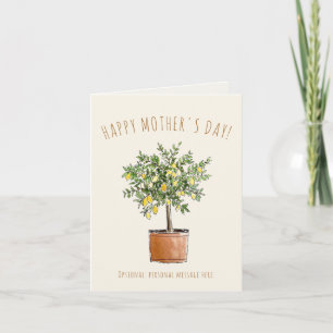 Happy Mother's Day Lemon Tree Card