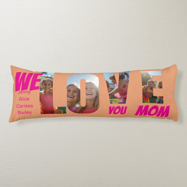 Happy Mother's Day Love Body Pillow (Front)