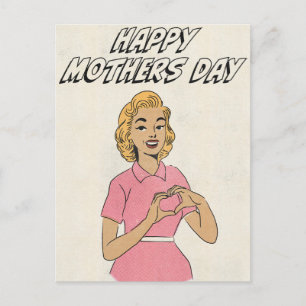 Happy mothers Day Love  Holiday Postcard