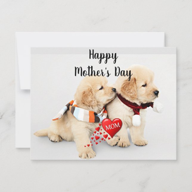 Happy Mother's Day--Love You Mom Holiday Card (Front)