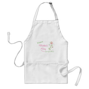 Happy-Mothers-Day Love you Mom Unique Standard Apron