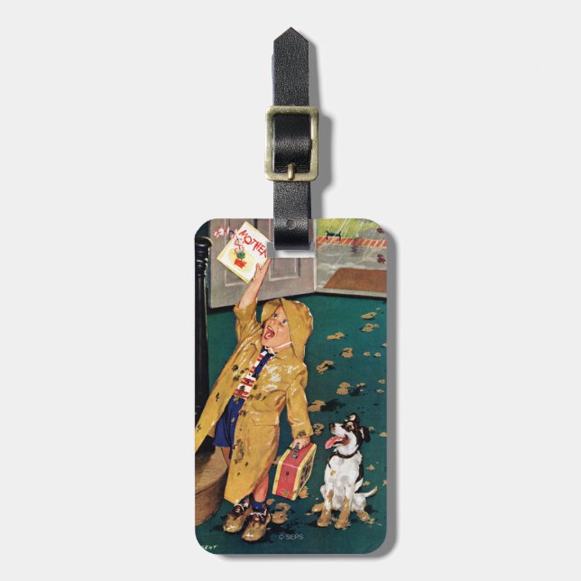 Happy Mother's Day Luggage Tag (Front Vertical)