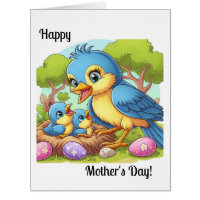 Happy Mother's Day Mama Bird / Hatchlings Customi