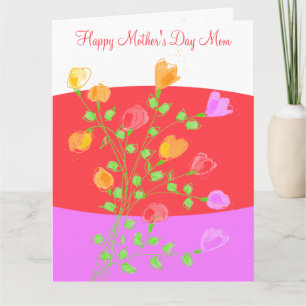 Happy Mothers Day Mom Card